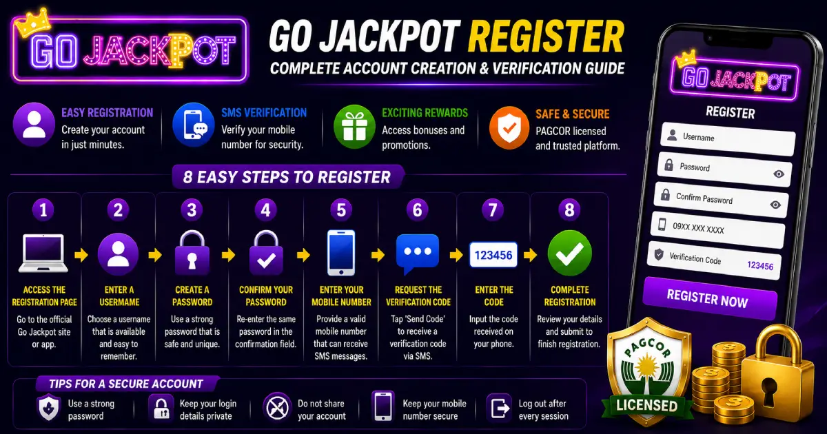 Go Jackpot Register Complete Account Creation and Verification Guide