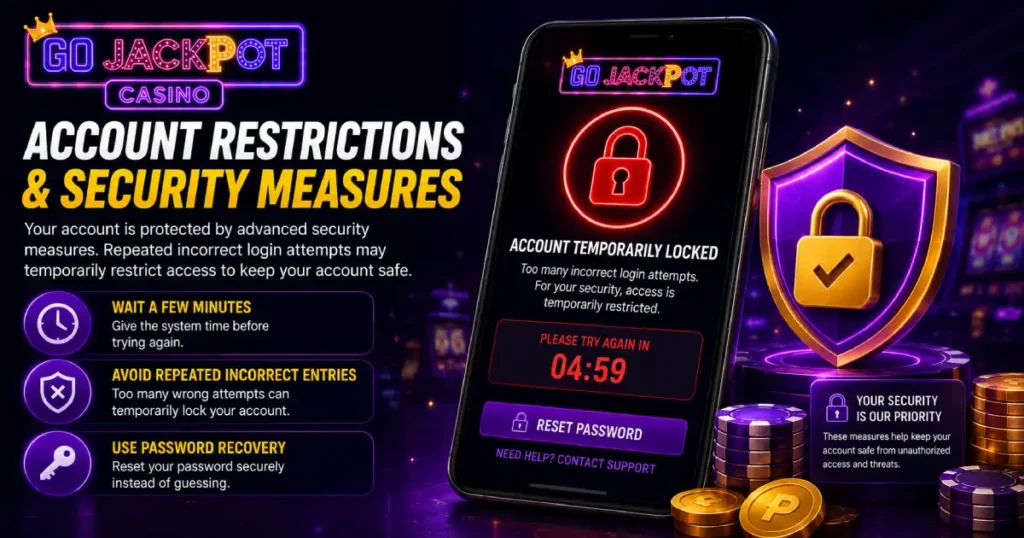 Account Restrictions and Security Measures