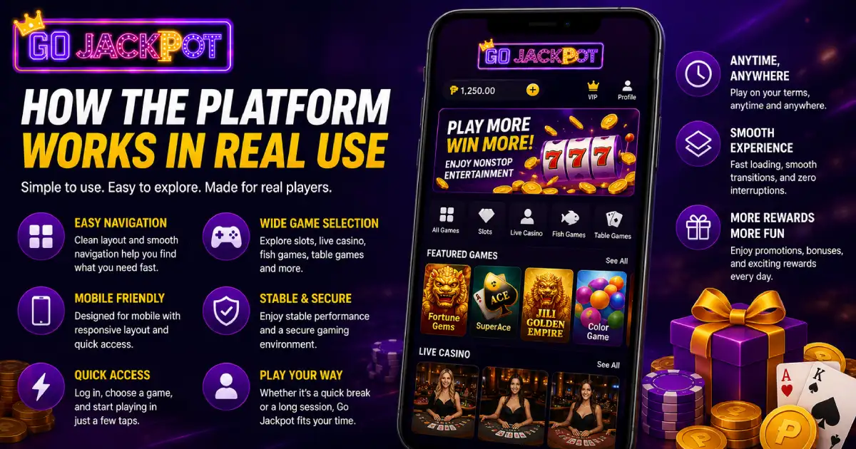 Go Jackpot Casino - How the Platform Works in Real Use
