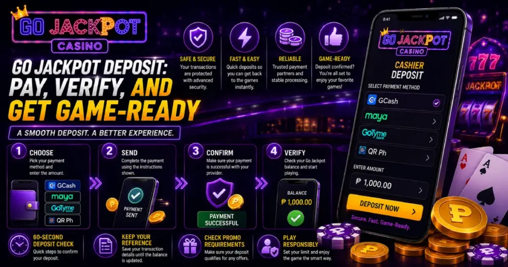 Go Jackpot Deposit_ Pay, Verify, and Get Game-Ready